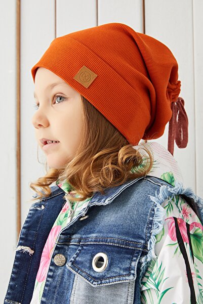 Babygiz Kız Bebek Çocuk Kiremit Şapka Bere El Yapımı Rahat Cild Dostu %100 Pa...