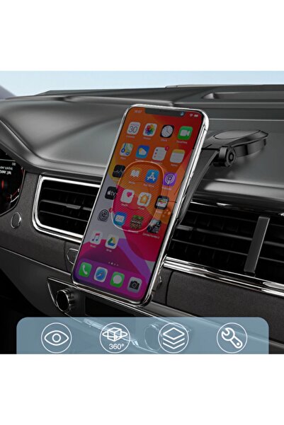 Ally Mobile حامل هاتف السيارة المغناطيسي للوحة القيادة من Floveme