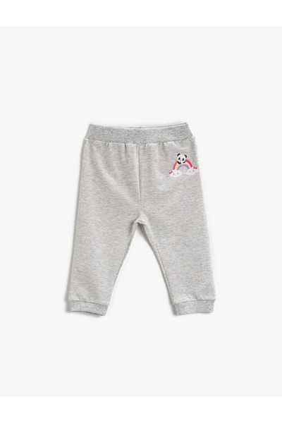 Koton Girl's Snow Melange / Cream Sweatpants