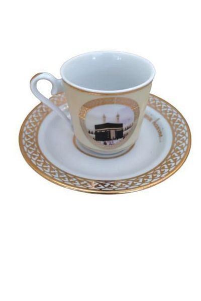 Kütahya Porselen 1553 Pattern Coffee Cup Set for 2 People