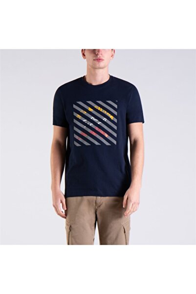 PAUL&SHARK Ανδρικό πλεκτό μπλουζάκι C.w. Βαμβάκι