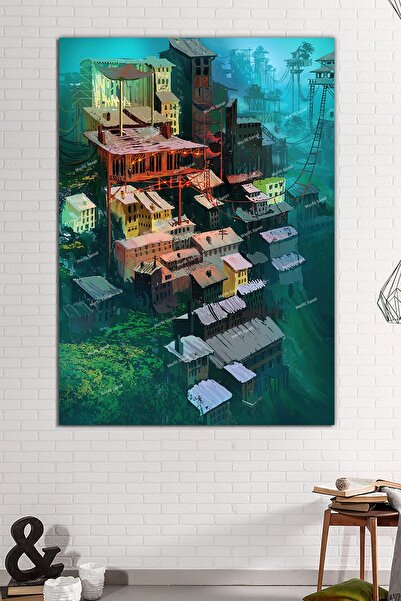 Morfil Sanat Atölyesi Arhitektonska dekorativna slika na platnu za arhitekte