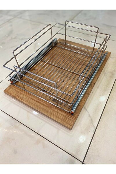 ARON Teleskopik Raylı Derin Tel Çekmece Bakliyatlık Baharatlık 55cm