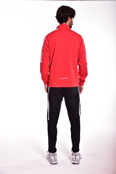 Lotto Men's Tracksuit Red/black-dynamico Camp Suıt Fz Pl-t2595