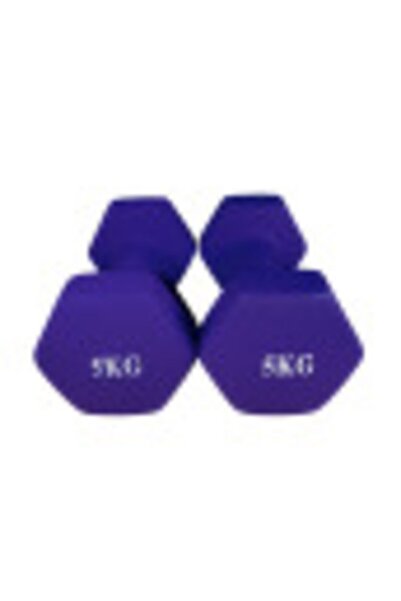 Zepca Ithal Deluxe Neopren Kaplama Çift 5kg Mor Dambıl