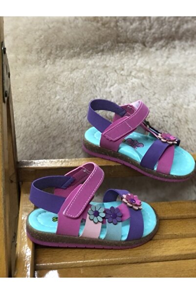 Şirin Bebe Baby Girl Orthopedic Thin Sole Sandals