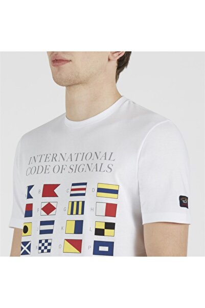 PAUL&SHARK Ανδρικό πλεκτό μπλουζάκι C.w. Βαμβάκι