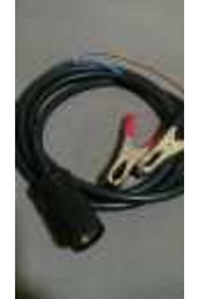 Buhara 2mt Dişi Çakmak Fiş Akü Maşası Kalın Kablolu 2x2,5mm Bakır Kablo