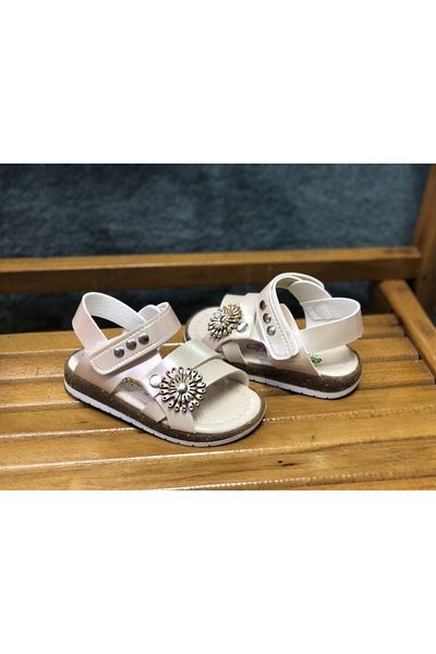 Şirin Bebe Baby Girl Orthopedic Thin Sole Sandals
