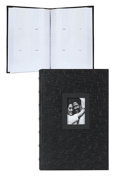Birlik Fotoğrafçılık 10x15cm Black Leather Photo Album - 46300g