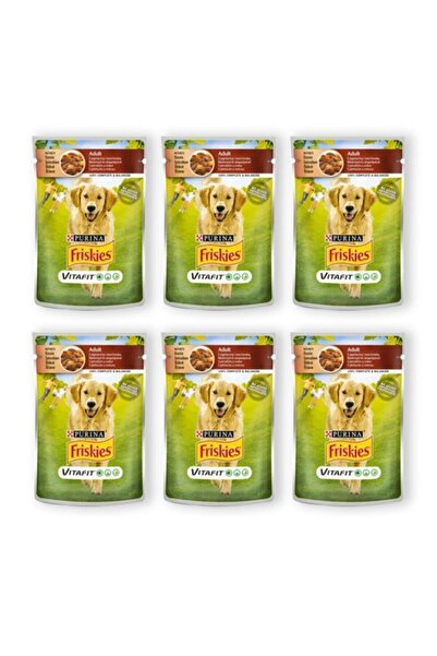 Purina 6 Adet 100 gr Kuzu Etli Ve Havuçlu Yaş Köpek Maması