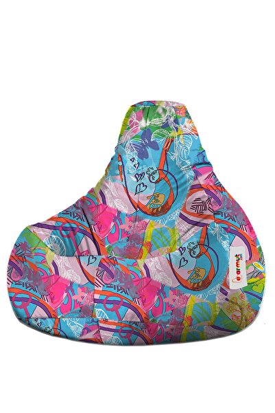 EARMUT Damla Xl Premium Tasarım Capola Desenli Armut Koltuk