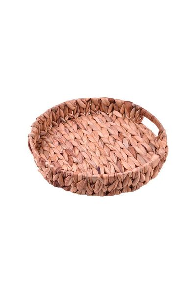 Bambum Tenen Wicker Tray Round 30 Cm