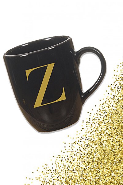 Vivas Z Letter Black Mug