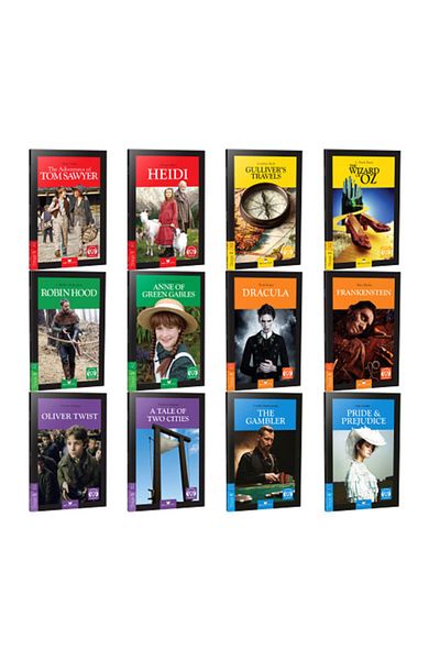 MK Publications Readers Karma English Story Set - Stage 1.2.3.4.5.6 - 12 Books - Qr Code Listening
