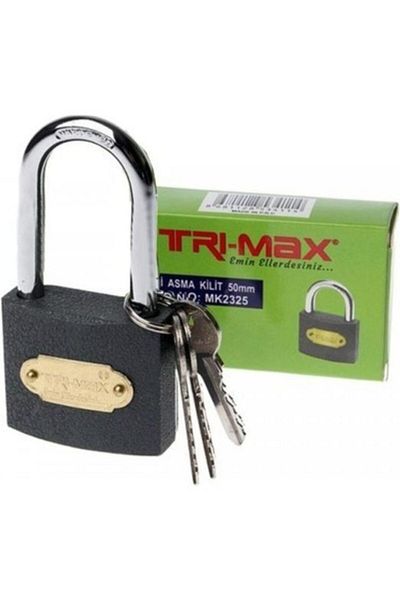 Trimax Tri-max Padlock 25mm (grey)