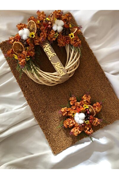 Pusula Hijyen Kapı Süsü Ve Paspas Ikili Takım