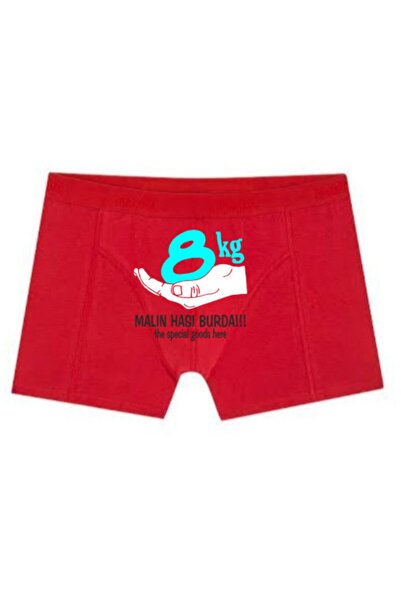 BoxerMasters Hası Burada Baskılı Erkek\man Boxer