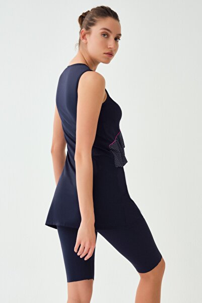 Dagi Sötétkék pántos harisnya ruha fürdőruha