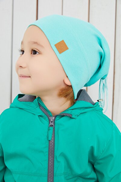 Babygiz Erkek Bebek Çocuk Aqua Şapka Bere El Yapımı Rahat Cild Dostu Pamuklu ...