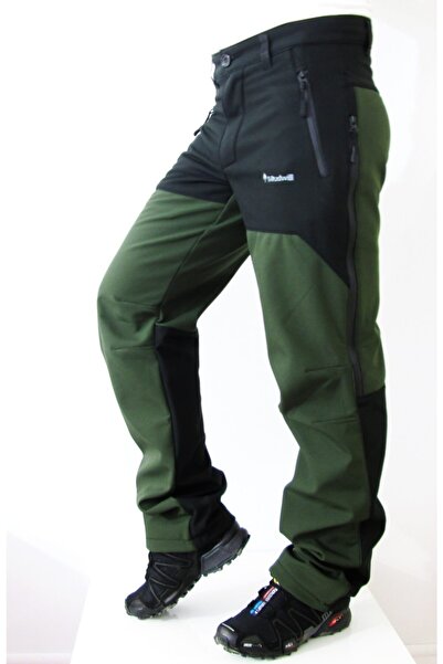 Mudwill Erkek Haki Outdoor Kışlık Softshell Pantolon