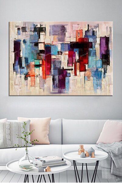 Morfil Sanat Atölyesi Colors Abstract Artistic Decorative Canvas Painting