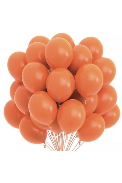 selens party Pastel Turuncu Balon 10’lu