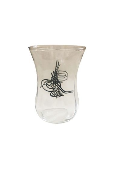 Jenisa 6 Pieces of Tuğra Patterned Classic Tea Cup