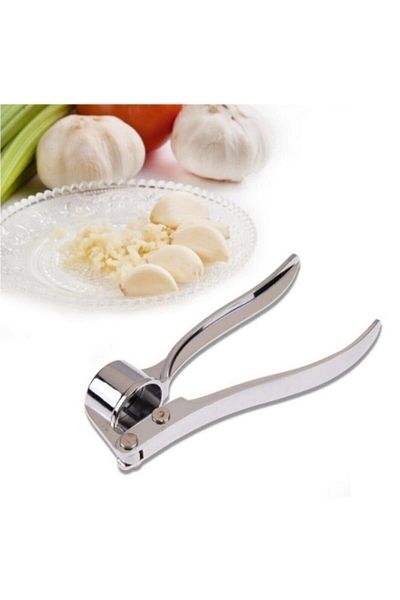 easyso Stainless Steel Garlic Masher Grater Non-Peeling Cast Steel Practical Garlic Paste Cutter