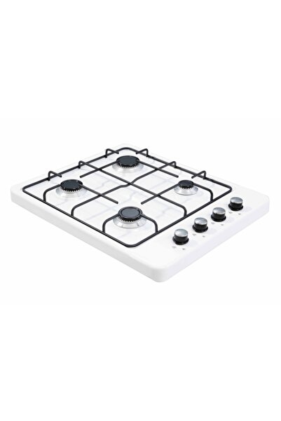ERATO 4 Dört Gözlü Set Üstü Ocak Doğalgazlı Beyaz Setüatü Ocak