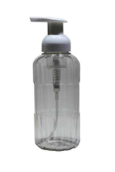 Paradise 3 Adet Boş Pet Köpük Sabun Şişesi 500 ml 3 Adet Beyaz Valfli Köpük Y...
