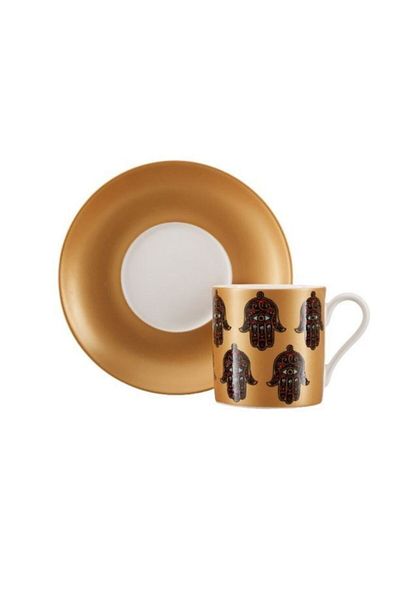 Paşabahçe 4 Piece Turkish Coffee Set for 2 People 110cc