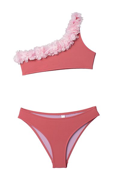 SHELLSEA Girl's Rose Single Shoulder Bikini