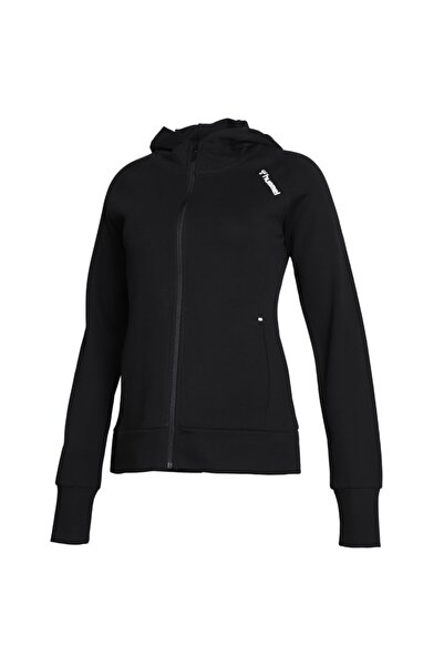 hummel Hmlınter Zıp Hoodıe Siyah Kadın Sweat - Full Zip