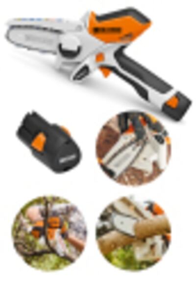 Graizer Alman 36 V Li-on Akülü Dal Kesme Budama Testere Bıçkı Makinası Çift A...