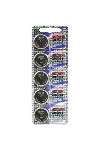 Maxell Cr2032 Orjinal Hologram 3v Lityum Para Pil 5 Li Blister