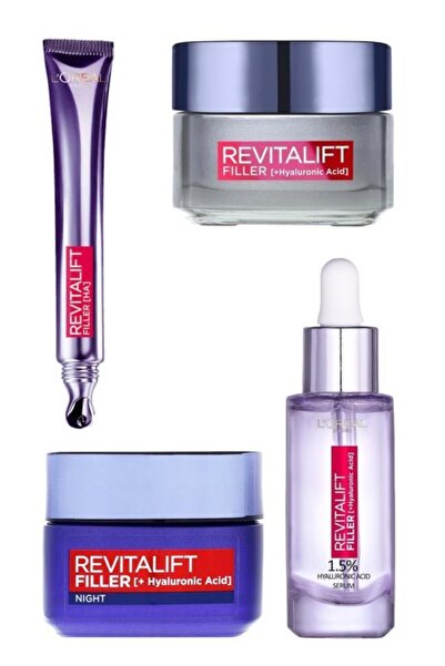 L'Oreal Paris Loreal Revitalift Filler Komple Bakım Seti 4