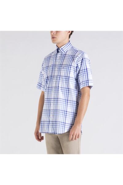 PAUL&SHARK Мъжки тъкани ризи с къси ръкави - C.w. Памук