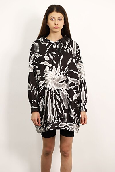 GABRİA Φούτερ με κουκούλα και σχέδιο