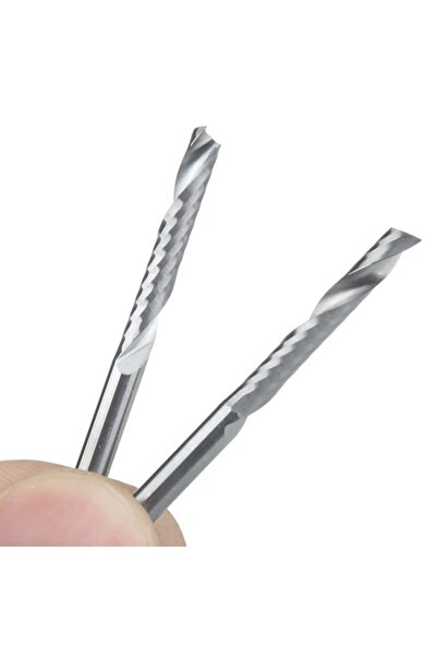 Genel Markalar 3 Mm sol- Cnc Router Ucu Helis Parmak Karbür Freze, Matkap Ucu...