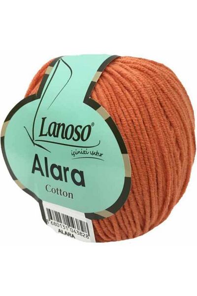 Lanoso Alara Amigurumi 50 Gr Νήματα πλεξίματος χειρός 1906/σκούρο πορτοκαλί