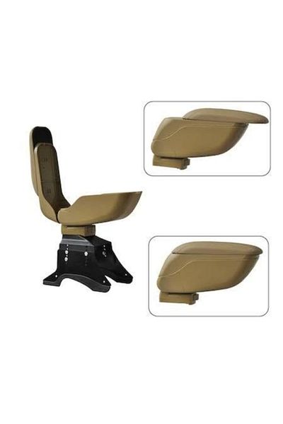 gürlerotoaksesuar Universal Sliding Armrest Beige Color
