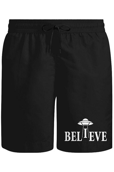 HobyUsa Μαύρο σορτς Believe