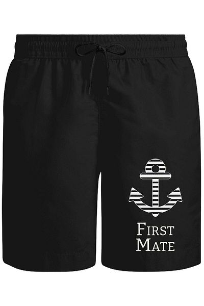 HobyUsa Pantaloni scurți negri First Mate