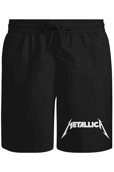 HobyUsa Μαύρο σορτς Metallica