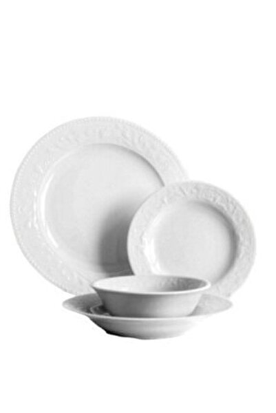 Porland Idil Beyaz 24 Parca Yemek Takimi Fiyati Yorumlari Trendyol