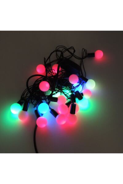Sunlight Marble Ball RGB Christmas Tree Garden Rope Ornament Lighting 20 LED Lights 3m