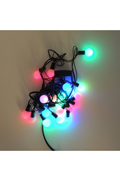 Sunlight Marble Ball RGB Christmas Tree Garden Rope Ornament Lighting 20 LED Lights 3m