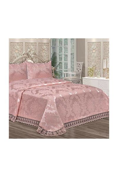 jön Powder French Laced Prestige Aden Double Bedspread Set