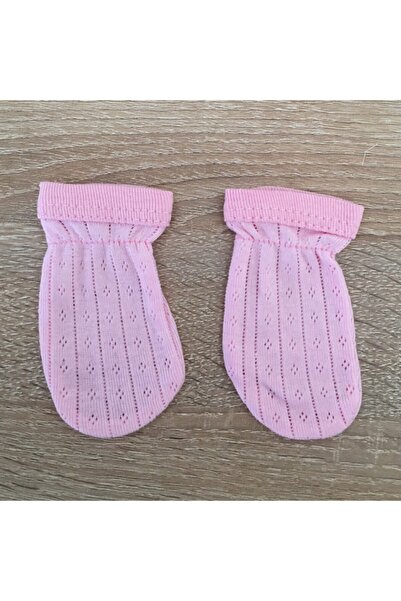 Cantaz Newborn Pink Jacquard Gloves